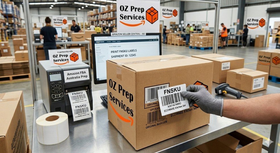 FNSKU Labelling Australia | Amazon FBA Prep